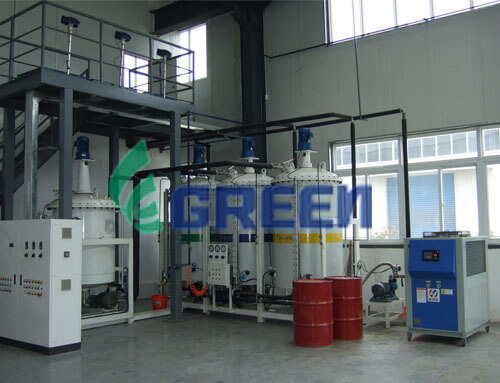 Material premixing tank